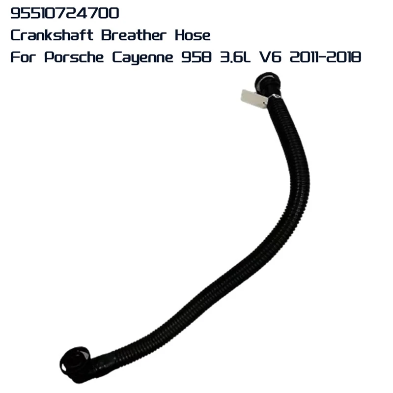 95510724700 System emisji wąż odpowietrzający silników wału korbowego dla Porsche Cayenne 958 3.6L V6 2011-2018 — zdjęcie 5