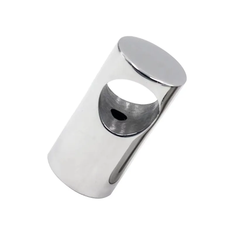 316 Stainless Steel Marine Bracket Stanchion New Boat Pipe Handrail Fitting End Stanchion