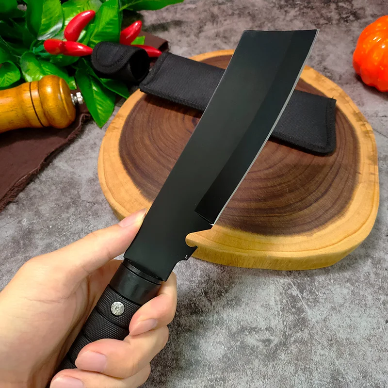 Forged Boning Knife with Cover Stainless Steel Chef Butcher Cleaver Meat Fish Fruit Knife Professional Kitchen Knife