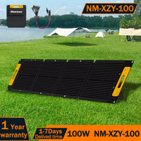 Newsmy NM-XZY-100 100W Portable Foldable Solar Panel 21% Energy Conversion Rate outdoor Waterproof Emergency power solar panels