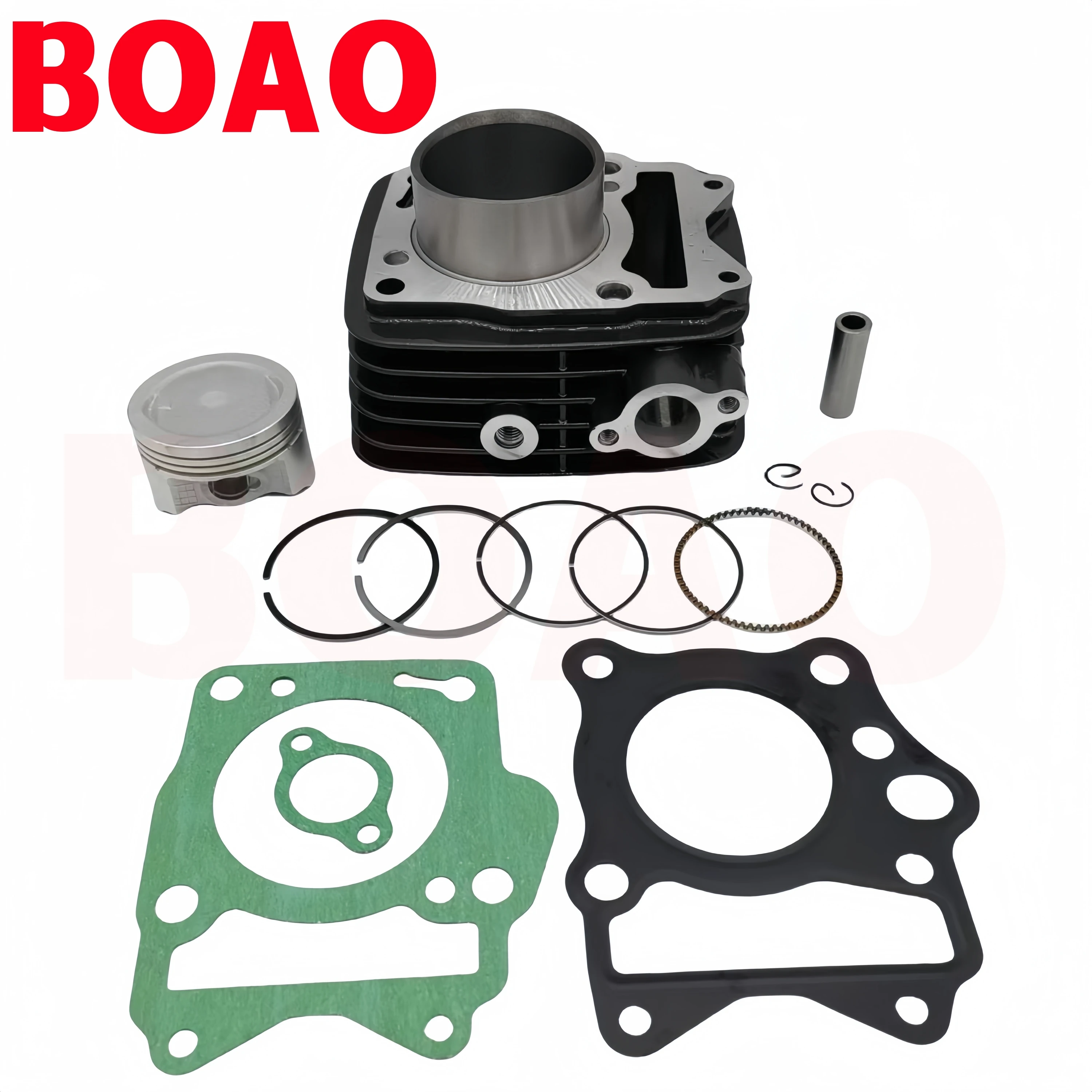 

57MM cylinder liner and piston ring kit suitable for motorcycle TVS HLX150