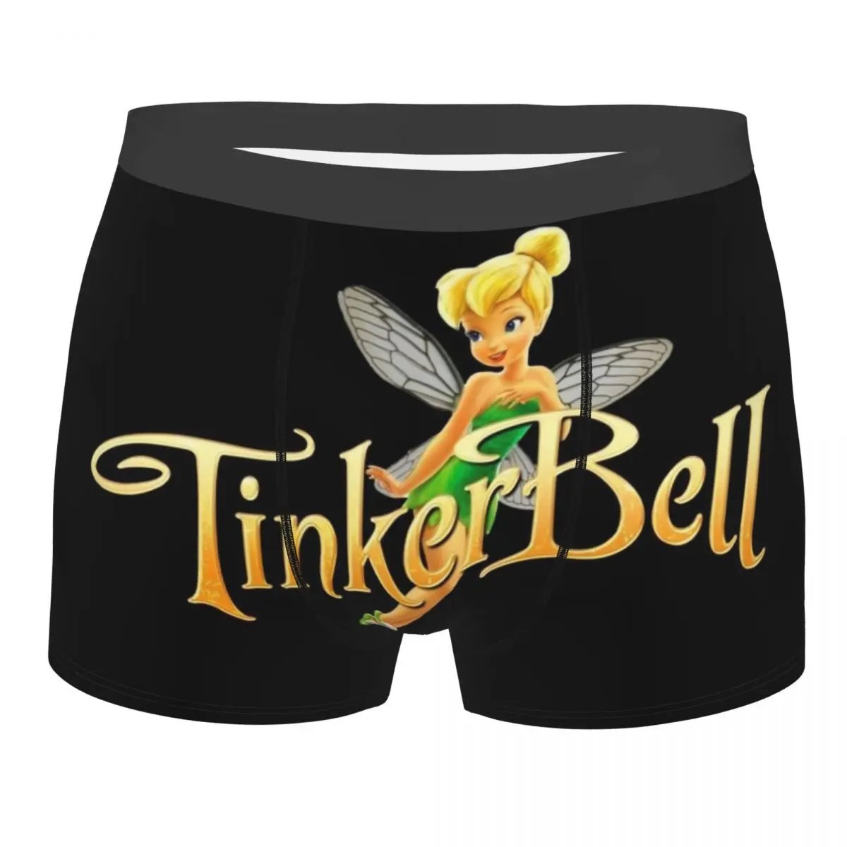 

Cartoon Tinker Bell Fairy Boxer Shorts Men 3D Printed Male Stretch Underwear Panties Briefs