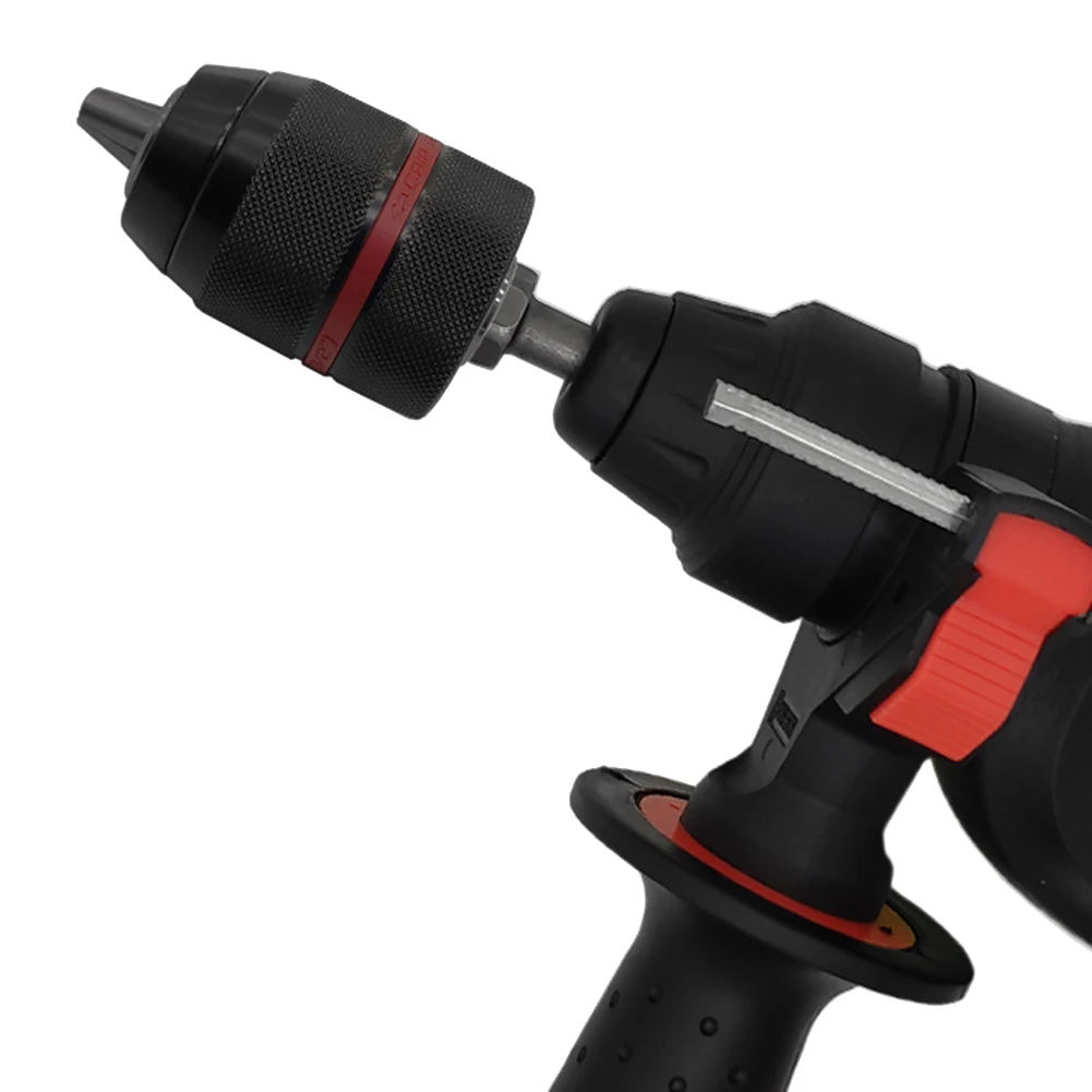 

Metal Drill Chuck Heavy Duty 2-13Mm Keyless Drill Chuck Metal Drill Chuck Converter Self-Tighten Drill Chuck Multiple Purposes