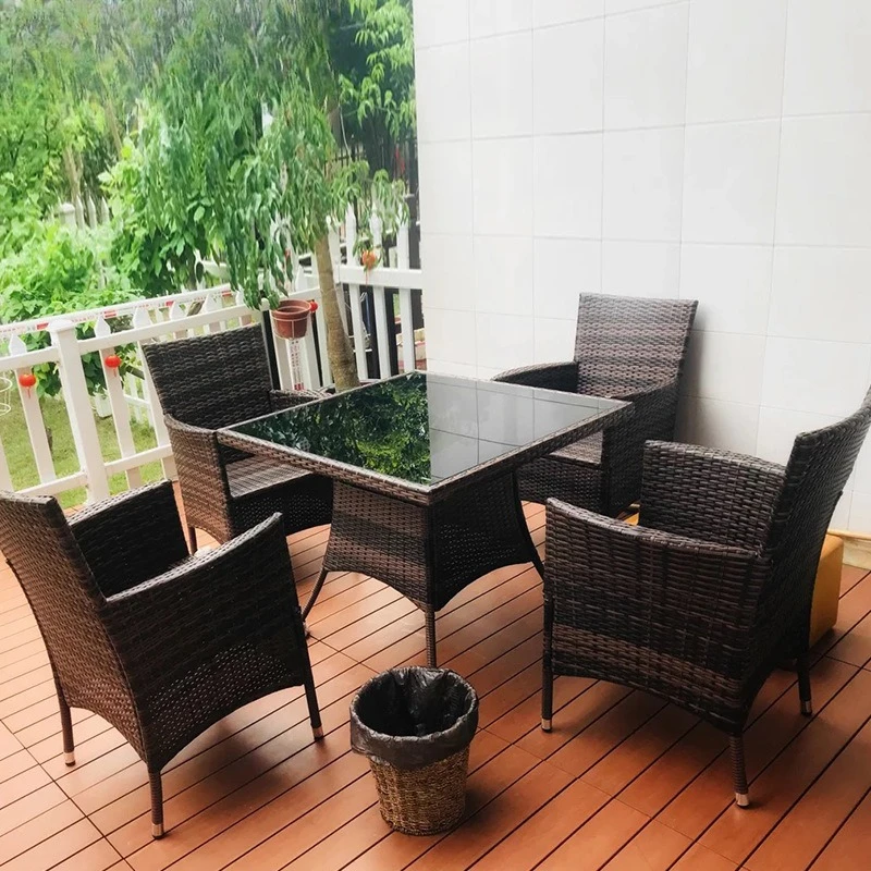 

Outdoor table and chair rattan chair combination outdoor balcony villa courtyard leisure sofa terrace garden waterproof