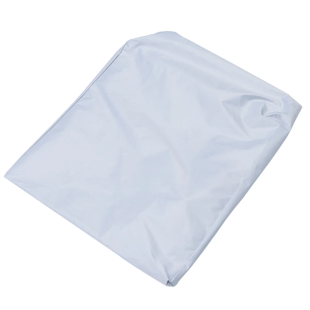 Boat Seat Cover 210d Oxford Cloth Waterproof Sunproof Double Stitching Universal Fit for Most Boats White 56x61x64cm