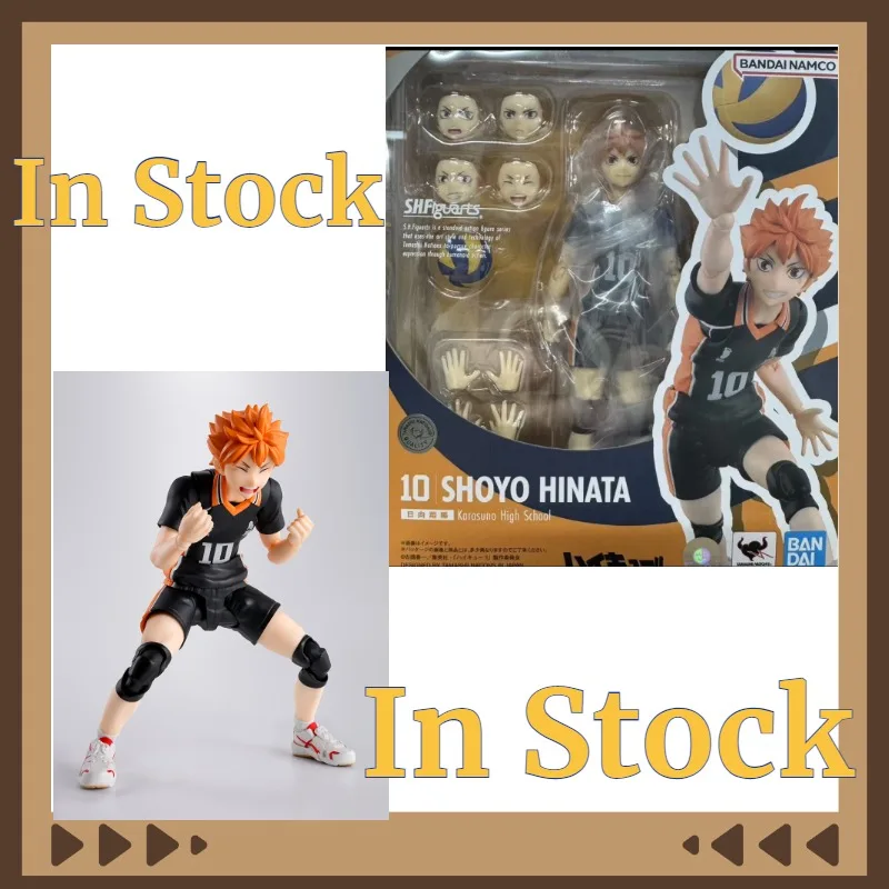 

In Stock BANDAI Haikyuu S.H.Figuarts 10 SHOYO HINATA Action Figures Model Toys Anime Characters Decoration Figures