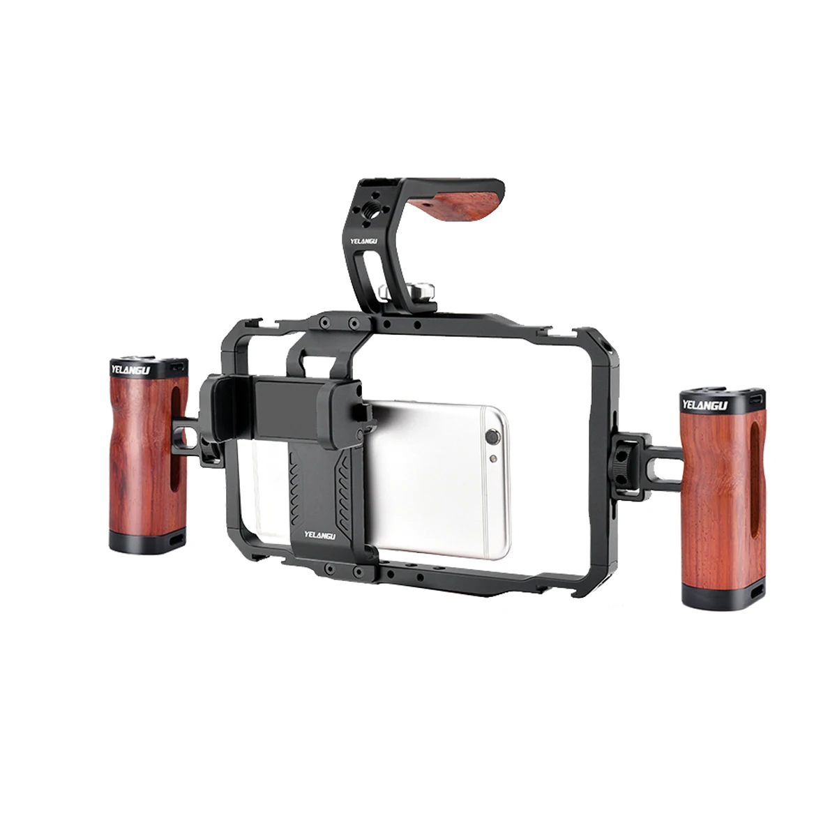 

Universal Phone Cage Smartphone Video Rig Kit with Handles Handheld Case Stabilizer for for iPhone Samsung Pixel Other Phones