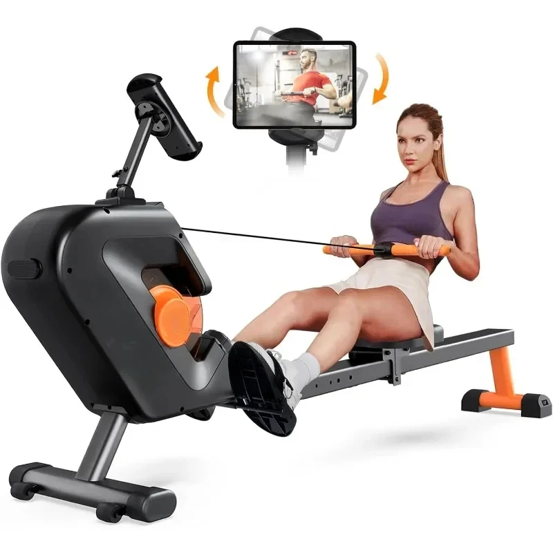 Rowing Machine Magnetic Rower Tablet Holder Upgraded Rowing Machines for Home Use Exercise Bike Indoor