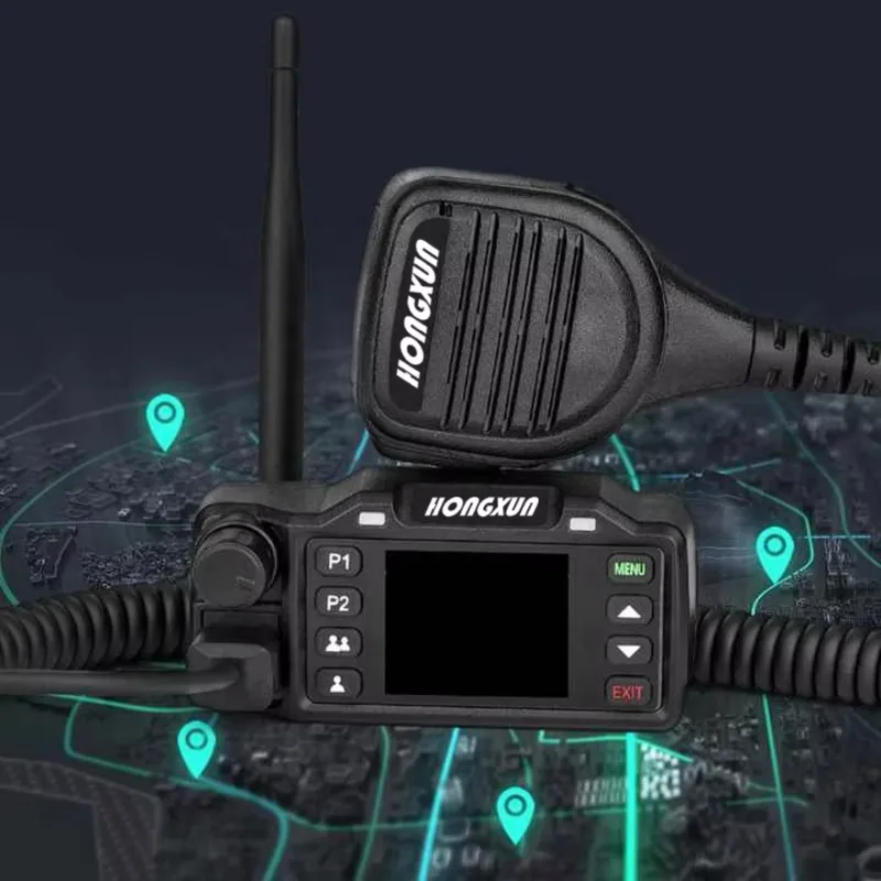 

HX-C8 Новый Zello Mini Car Android 4G POC Беспроводной GPS SOS Bluetooth WiFi Long Ran 5000KM 30W Аматорская мобильная рация