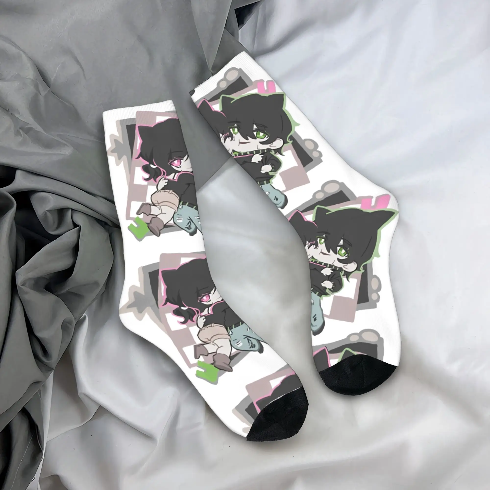 

Аниме «Трамна Энди и Леайлси», чулки, носки для женщин и мужчин, мягкие дышащие носки, весенние носки для скалолазания, защита от пота, подарок