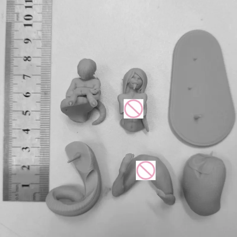 1/24 Resin Figure Assembly Model Kit Fantasy Character Snake Female Unassembled and Unpainted Hobby Miniature Free Shipping