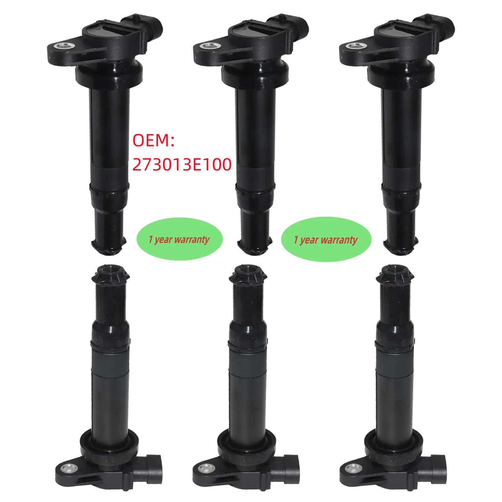 6pcs High quality New Ignition Coils Part No# 27301-3E100 273013E100 For 2007 Hyundai Santa Fe 2006-2007 Optima 2.7L V6