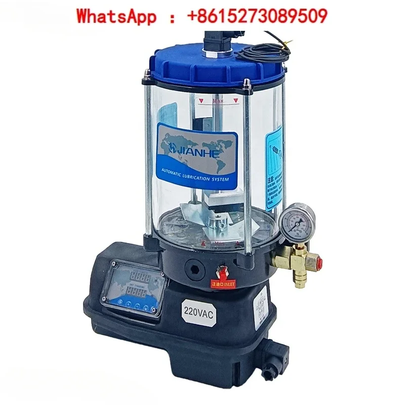 Motorised grease pump timer Automatic grease lubrication system auto grease pump for Excavator Loader