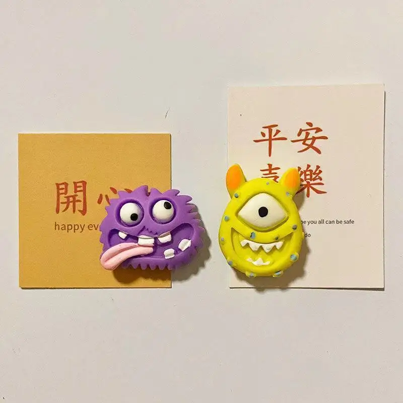 Fridge Magnet monster magnetic creative personality magnetic mini decorative magnets