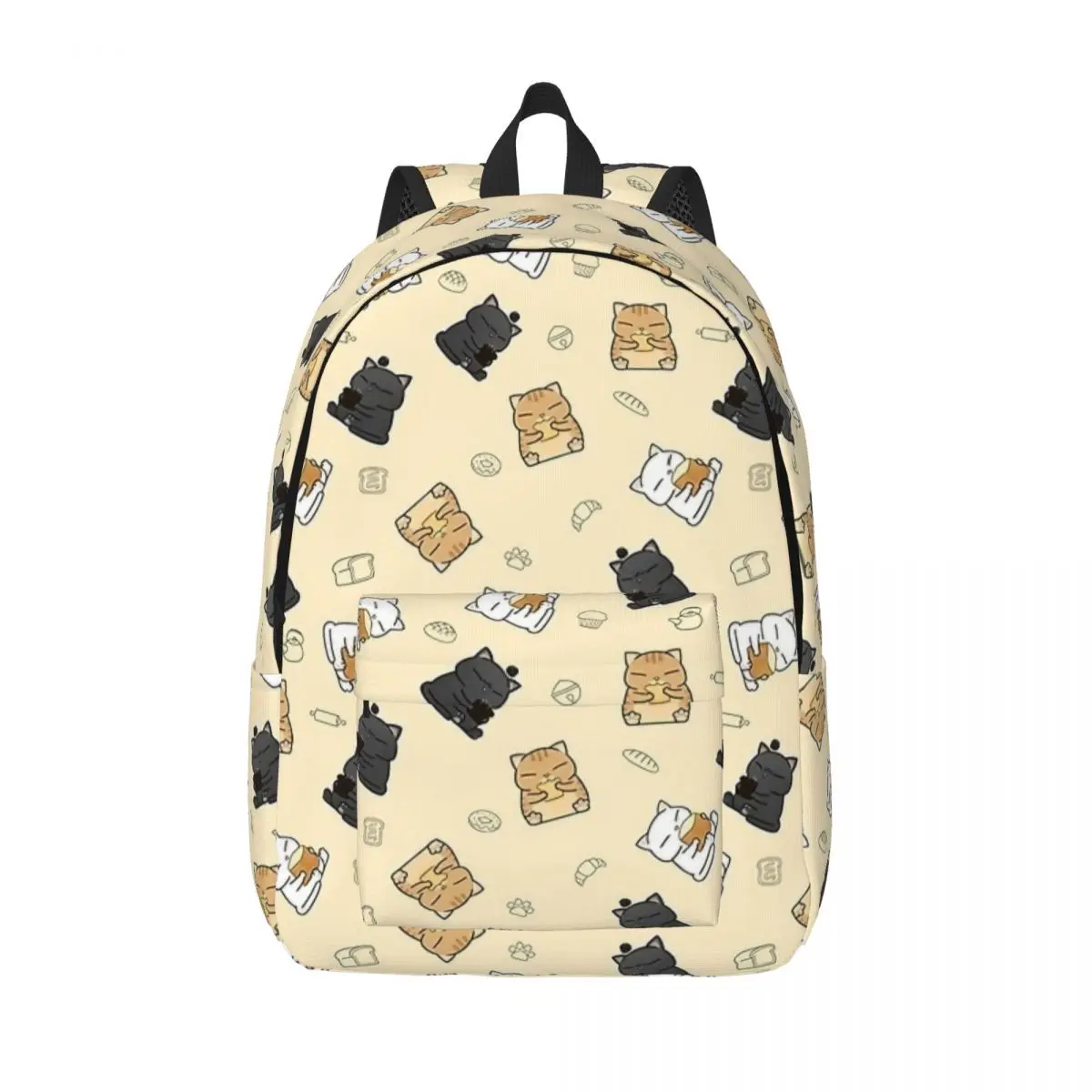 

Chubby Cat Toast Level Backpack for Boy Girl Kids Student School Bookbag Daypack Preschool Primary Bag Lightweight