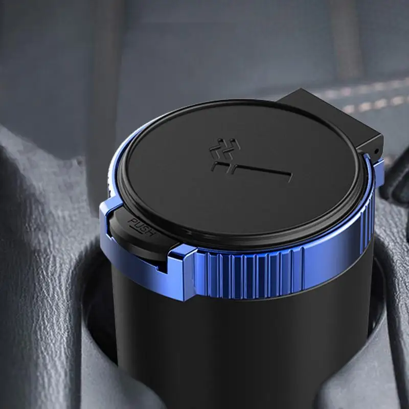 Ashtray For Car Portable Ashtrays For Car Car Cup Holder Ashtray Detachable Auto Smokeless Ash Tray Portable Ashtrays With Lid