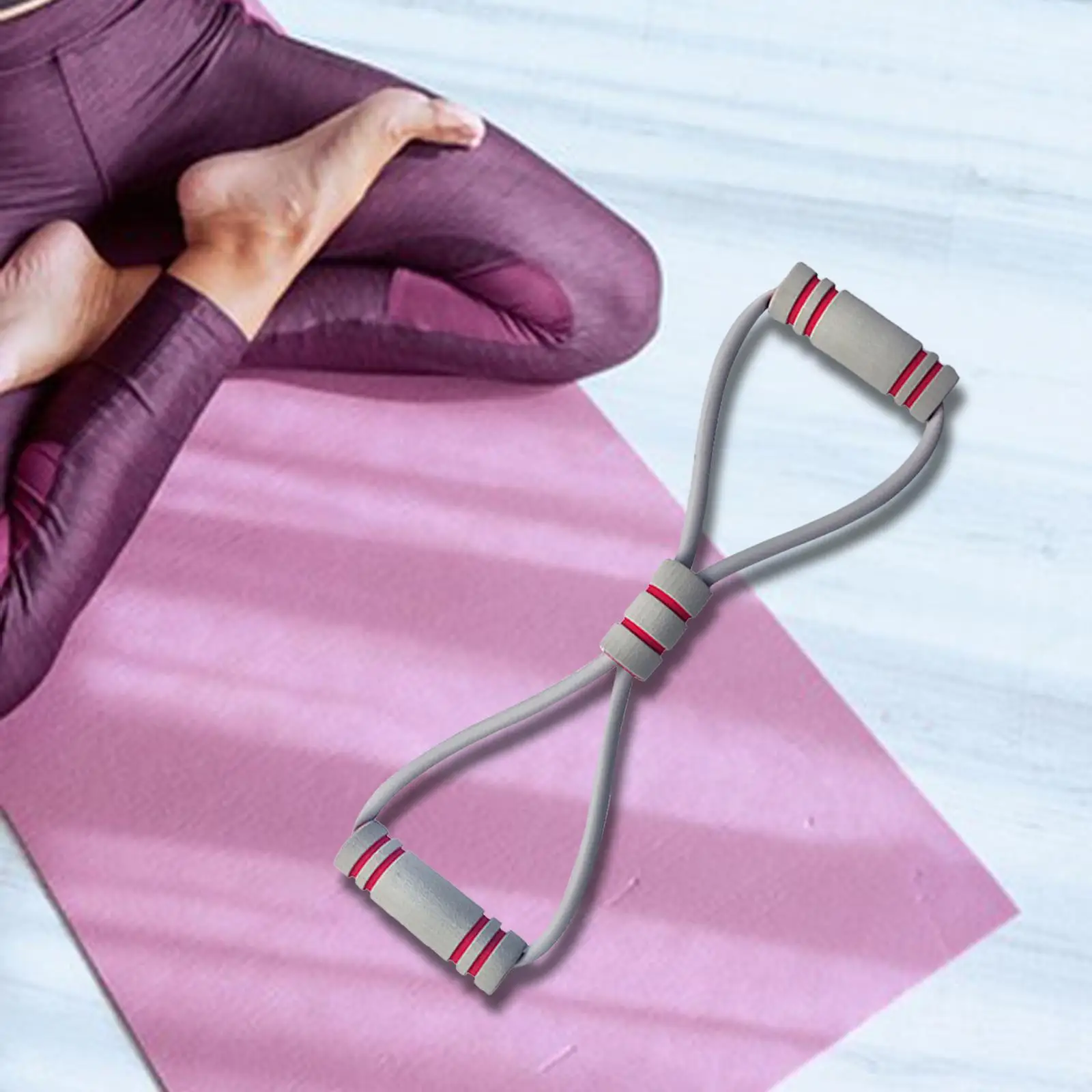 Figure 8 Fitness Resistance Band Accessory Muscle Training Gym Yoga Training
