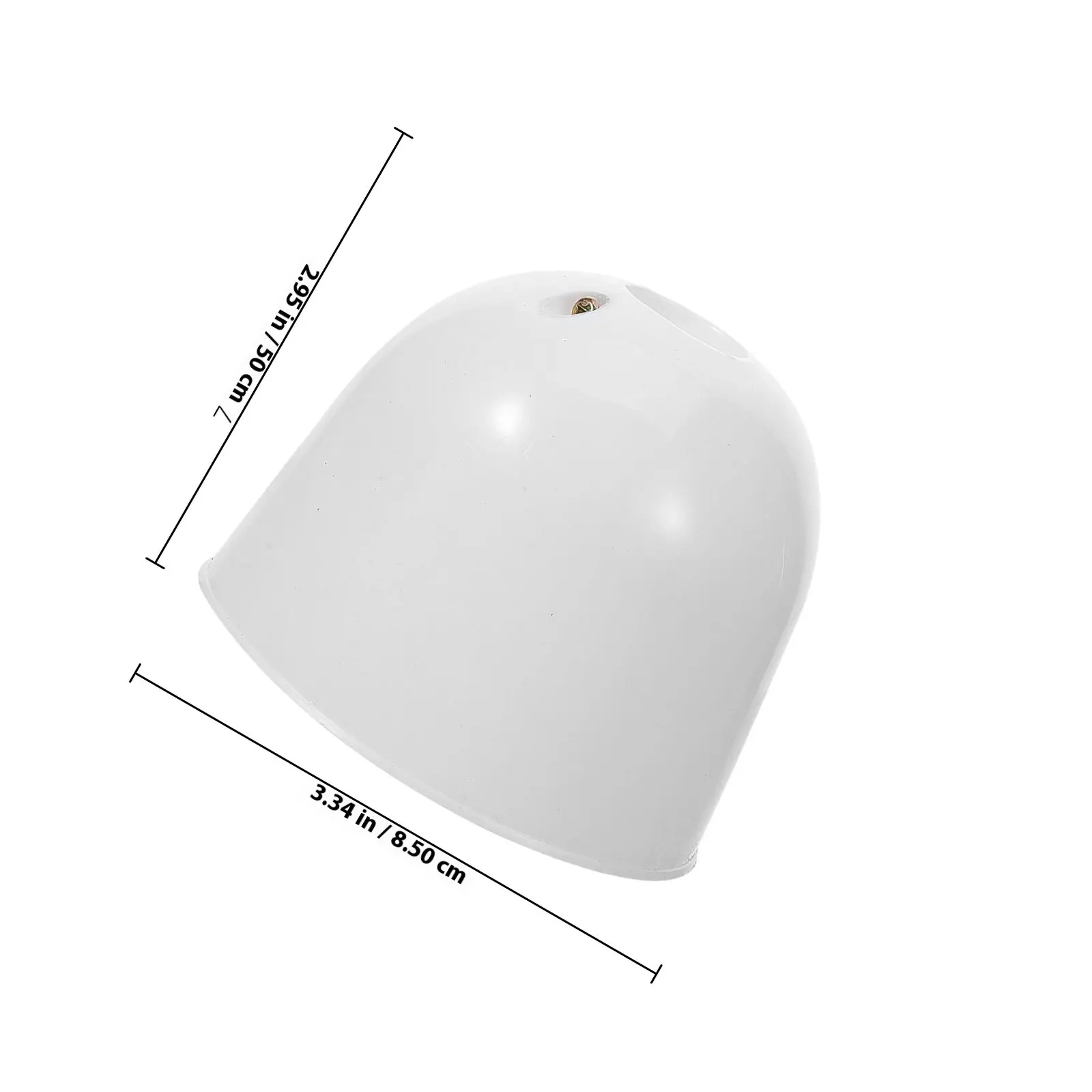 2pcs Plastic Ceiling Fan Bottom Canopy Protector – Non-Deforming Fan Accessory Kit for Indoor Home Decoration