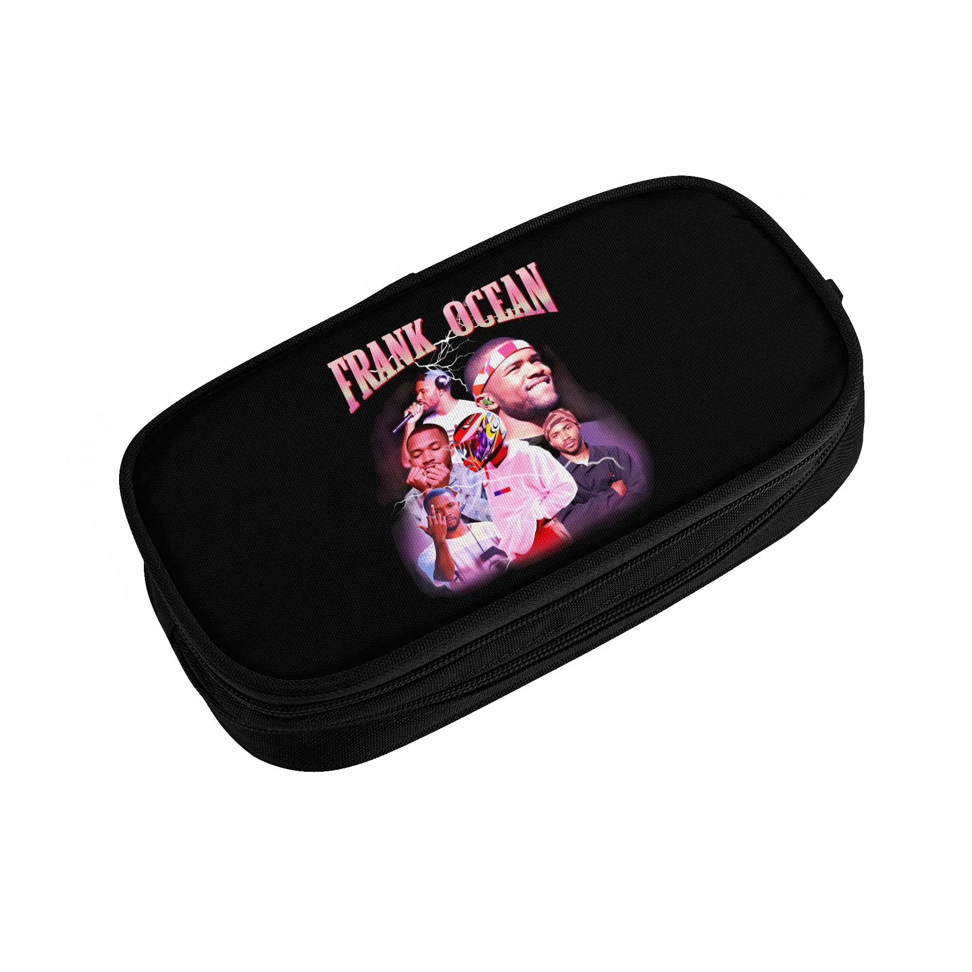 Frank Ocean Rapper Hip Hop  Korean Pencil Case Girl Boy Large Capacity  Pencil Bag Pouch Students Stationery