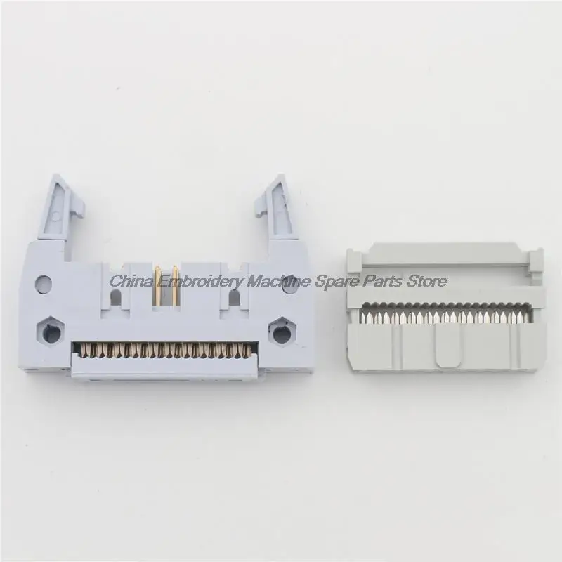 10pcs 20-core 20 Pins Cable Plug Socket Male and Female Plug Alarm Cable Plug Computer Embroidery Machine Accessories