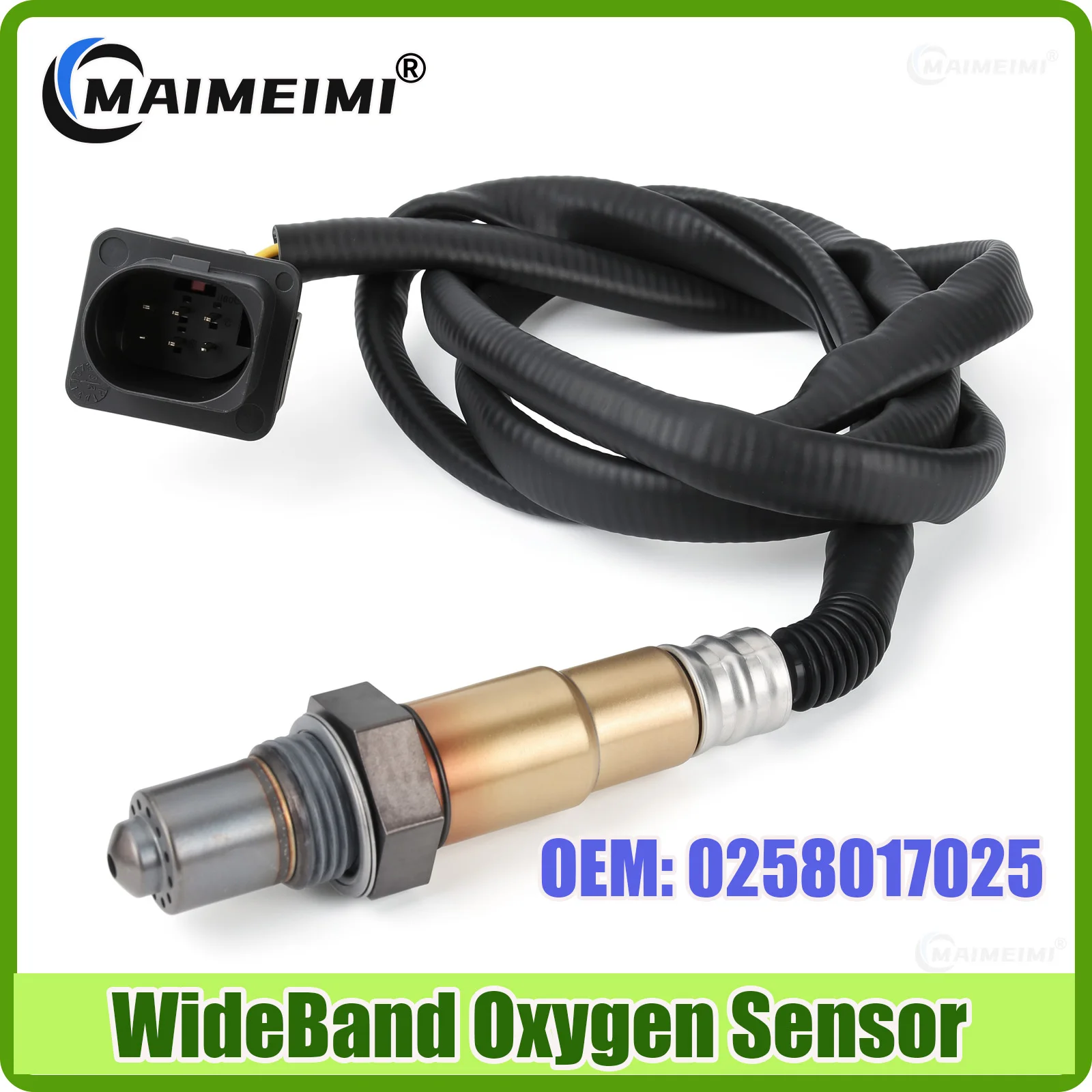 OEM 0258017025 LSU4.9 17025 O2 UEGO Wideband Oxygen Sensor For PLX # 302004 30-0300 30-4110 Air Fuel Ratio Sensor