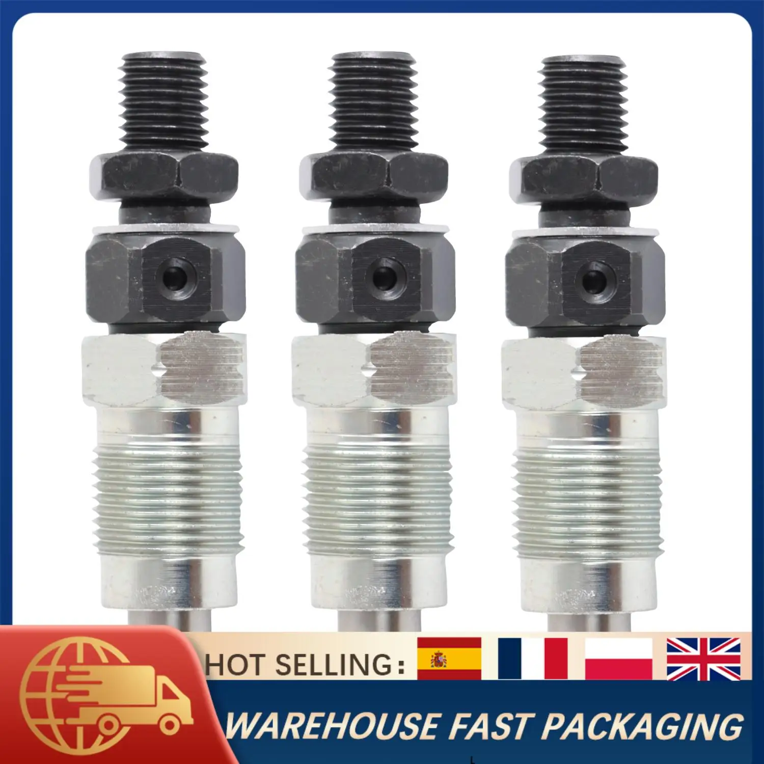 

3 шт. топливные форсунки 16082-53900 16082-53903 для Kubota D1403 D1503 D1703 V2203 высокопроизводительная замена дизельного двигателя