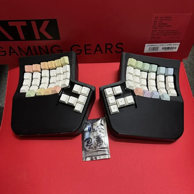 Kinesis-Kit de teclado dividido personalizado, ajuste Qmk, 2,4g, inalámbrico, intercambio en caliente, tecla Vial, diseño de Change10-layer, FDM, diseño de carcasa impresa en 3D