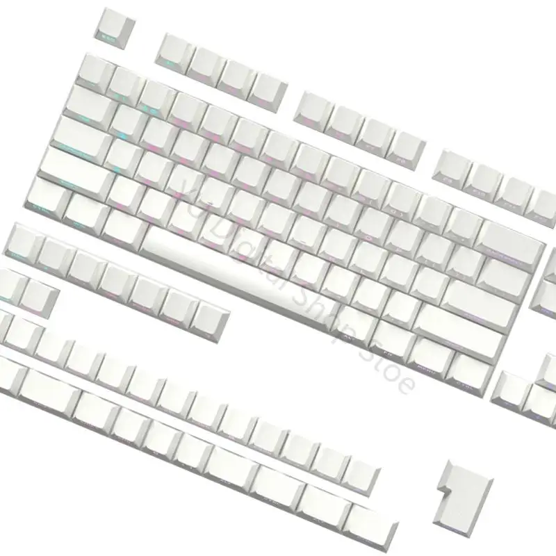 96BA Seitlich bedrucktes Tastatur-Tastenkappen-Set mit Kirschprofil, 140-teiliges Tastenkappen-Set für beleuchtete Tafeln – Detail 9