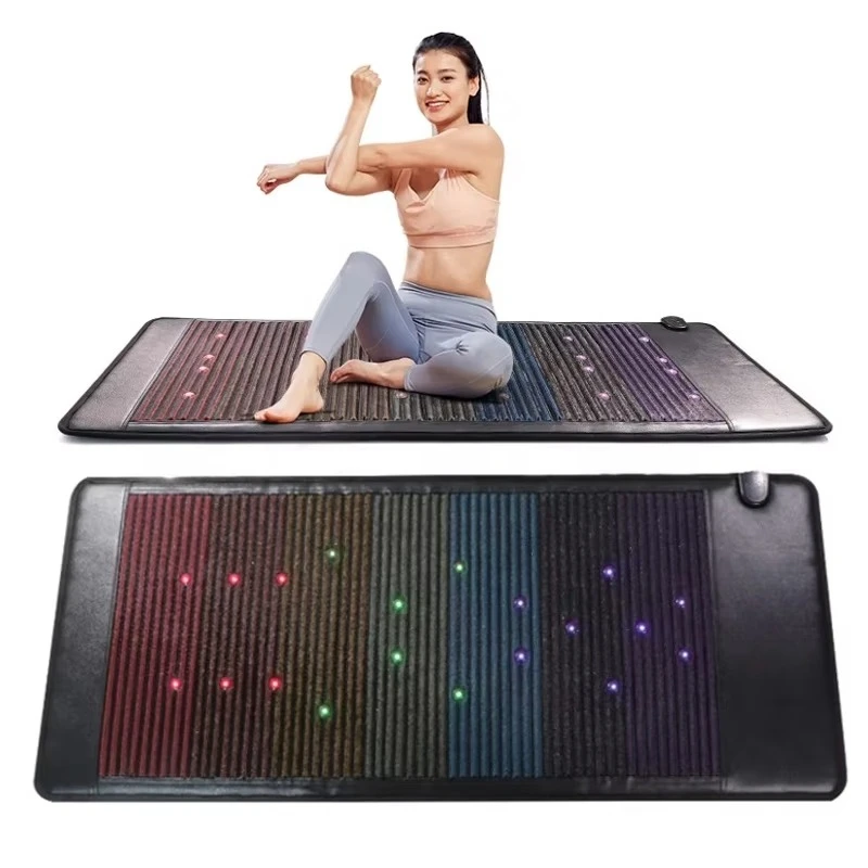 

High Intensity Chakra 3 Photonic Therapy Mat Amethyst Far PEMF Infrared Sauna Mat 7 Crystal Bio Mattress