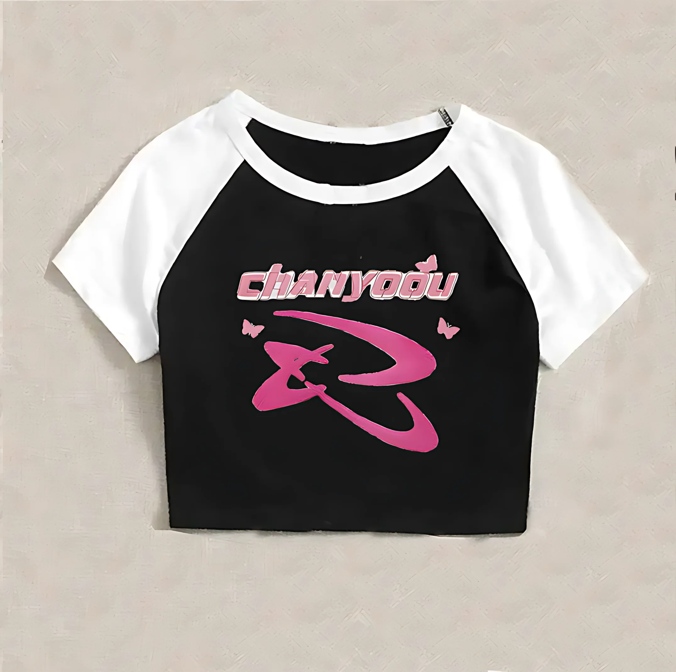 Y2K gothique nombril punk fée rue décoration T-shirt femmes lettre imprimer esthétique mignon rue T-shirt Emo fille