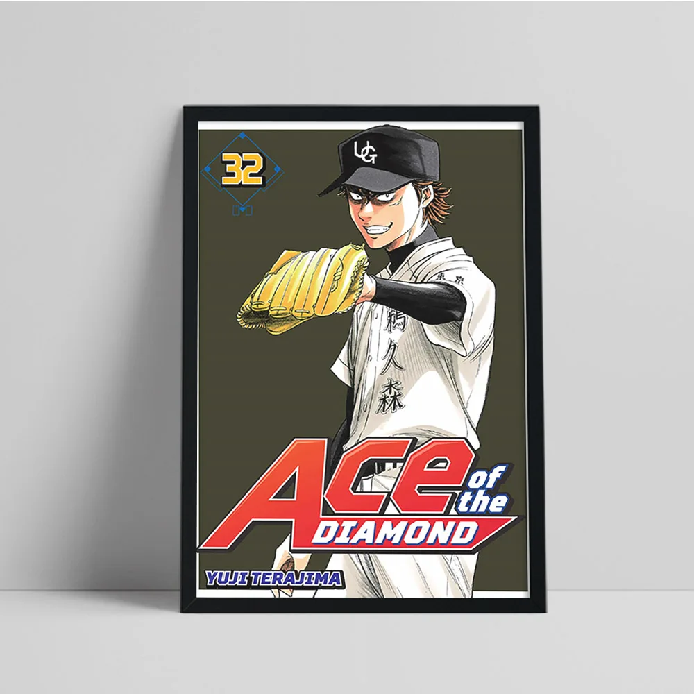 Ace Of Diamond Japanese Anime Poster Manga Cartoon Character Print Art Canvas Painting Wall Picture Otaku Bedroom Home Decor