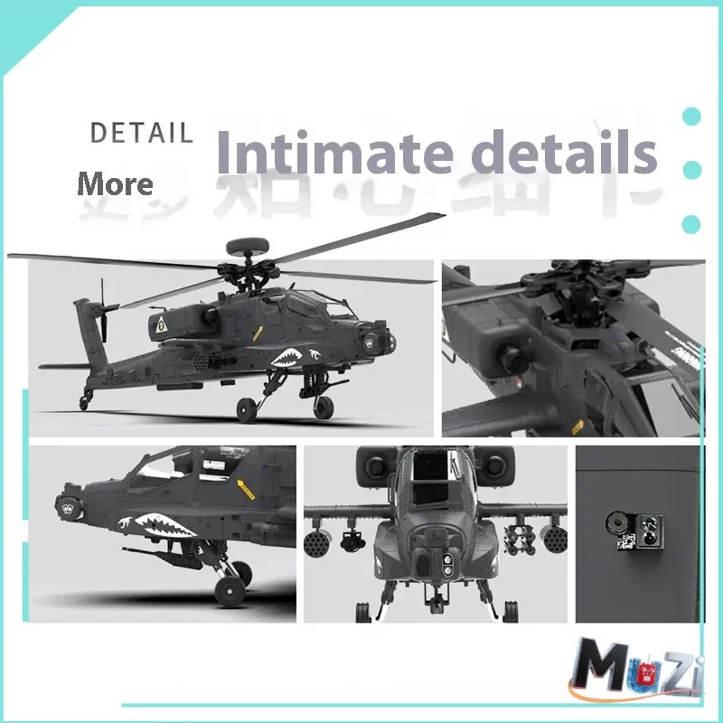 Yuxiang Apache F11S giroscópio de 6 eixos helicóptero RC GPS simulação 3D modelo de helicóptero de controle remoto RHSKY brinquedo adulto menino