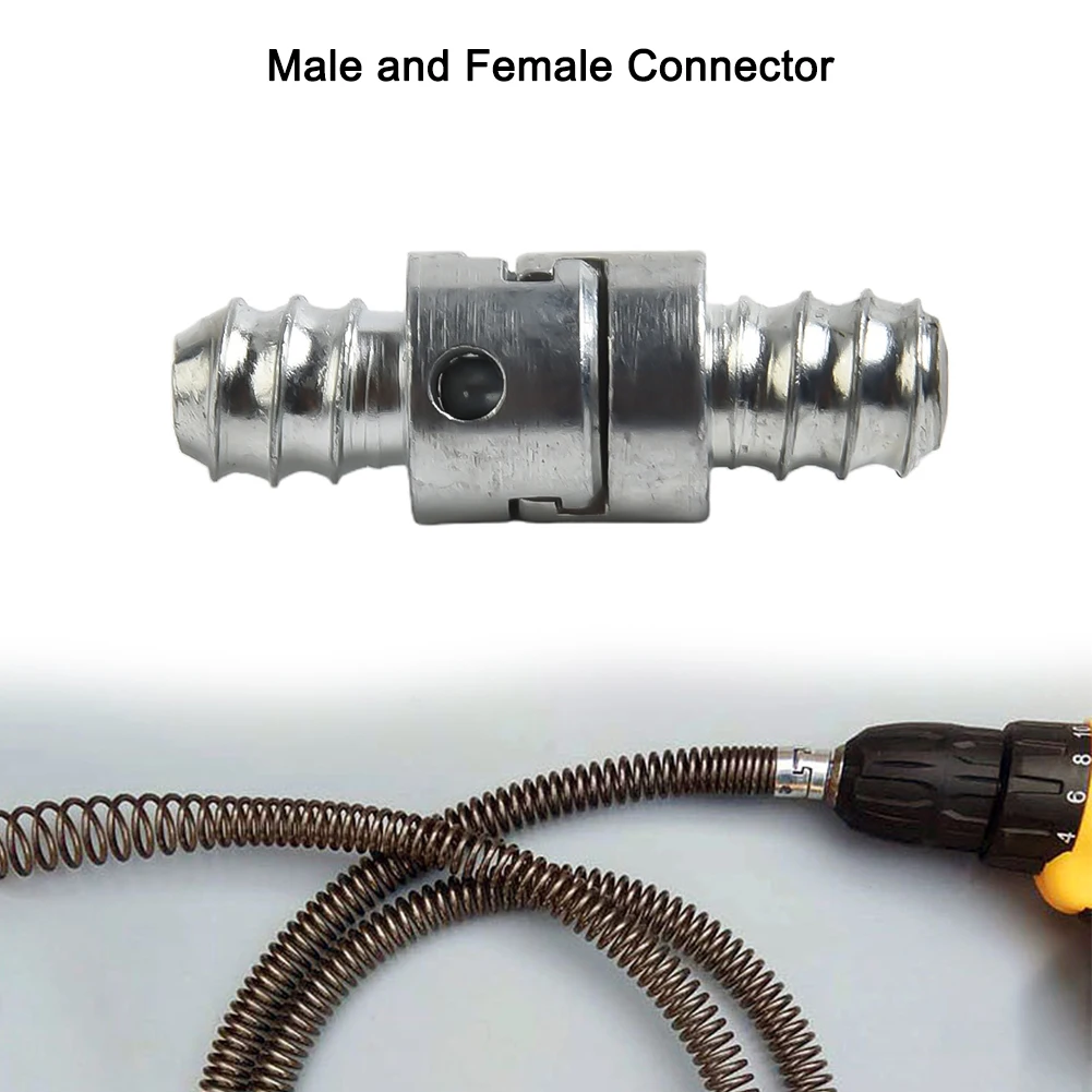Elektrisch Gereedschap Veerconnector Hete Verkoop Zilver 2 Stuks Koolstofstaal Gegalvaniseerd Voor Elektrische Boorpijp Bagger Hoogwaardig Materiaal