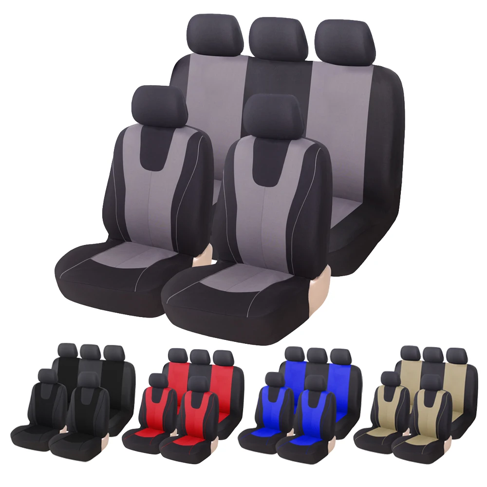 Auto Interior Tecido Seat Cover para Volkswagen, Protetor de assento de carro, Passat B5 Touran Tiguan Phaeton Toureg Sharan Polo