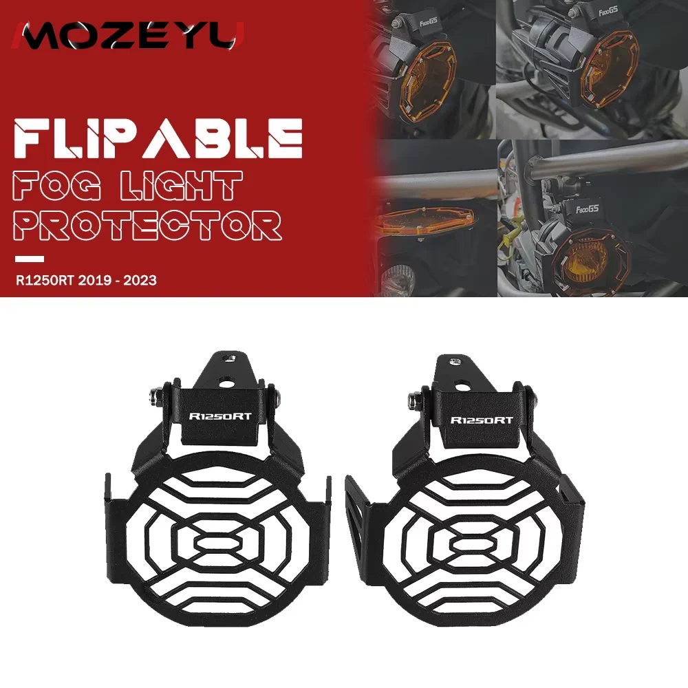 New R1250 RT Flipable Fog Light Protector Guard Lamp Cover For BMW R1250RT R 1250RT Motorcycle Years 2019-2024 FOG Light Lamp