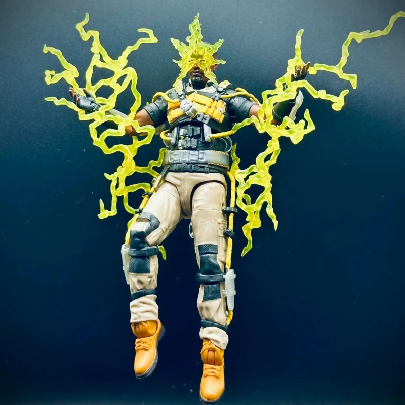 

Genuine Marvel Legends Series Electro Spider-Man Villain 6-Inch Action Figure Cool Model Gk Desktop Ornament Birthday Gift