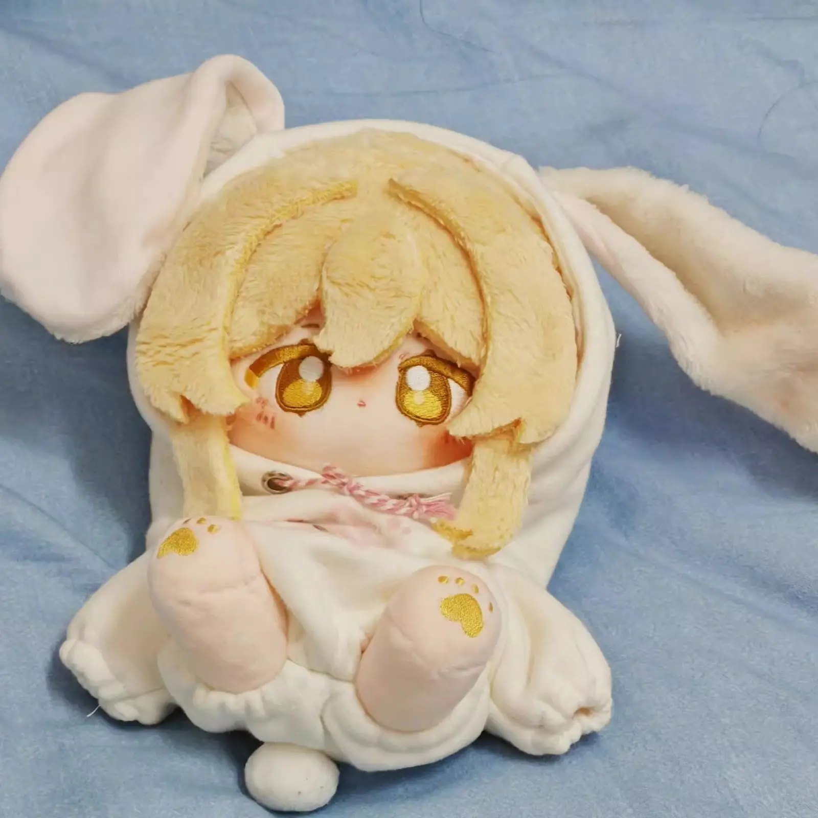 Peluche 20cm Anime Genshin Impact Lumine-traits de personnages/Lumine deuxième corps peluche poupée jouet doux habiller coton enfant cadeau