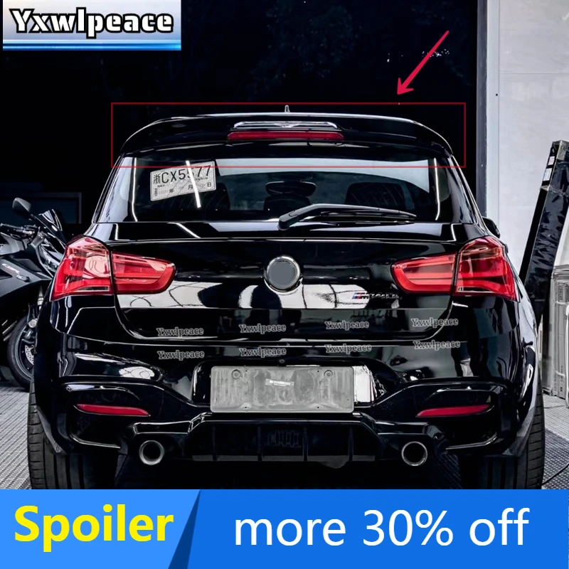 

For BMW 1 Series F20 2012-2018 Spoiler 120i 118im 135i 116i M135i ABS Plastic Rear Roof Spoiler Trunk Wing Body Kit Accessories