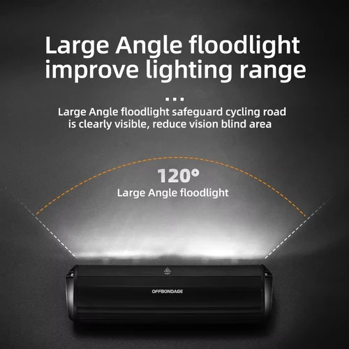 Imagen 2 del producto OFFBONDAGE luz delantera de la bicicleta 2600LM luz de la bicicleta 8000mAh linterna impermeable carga USB MTB accesorios de lámpara de Ciclismo de Carretera