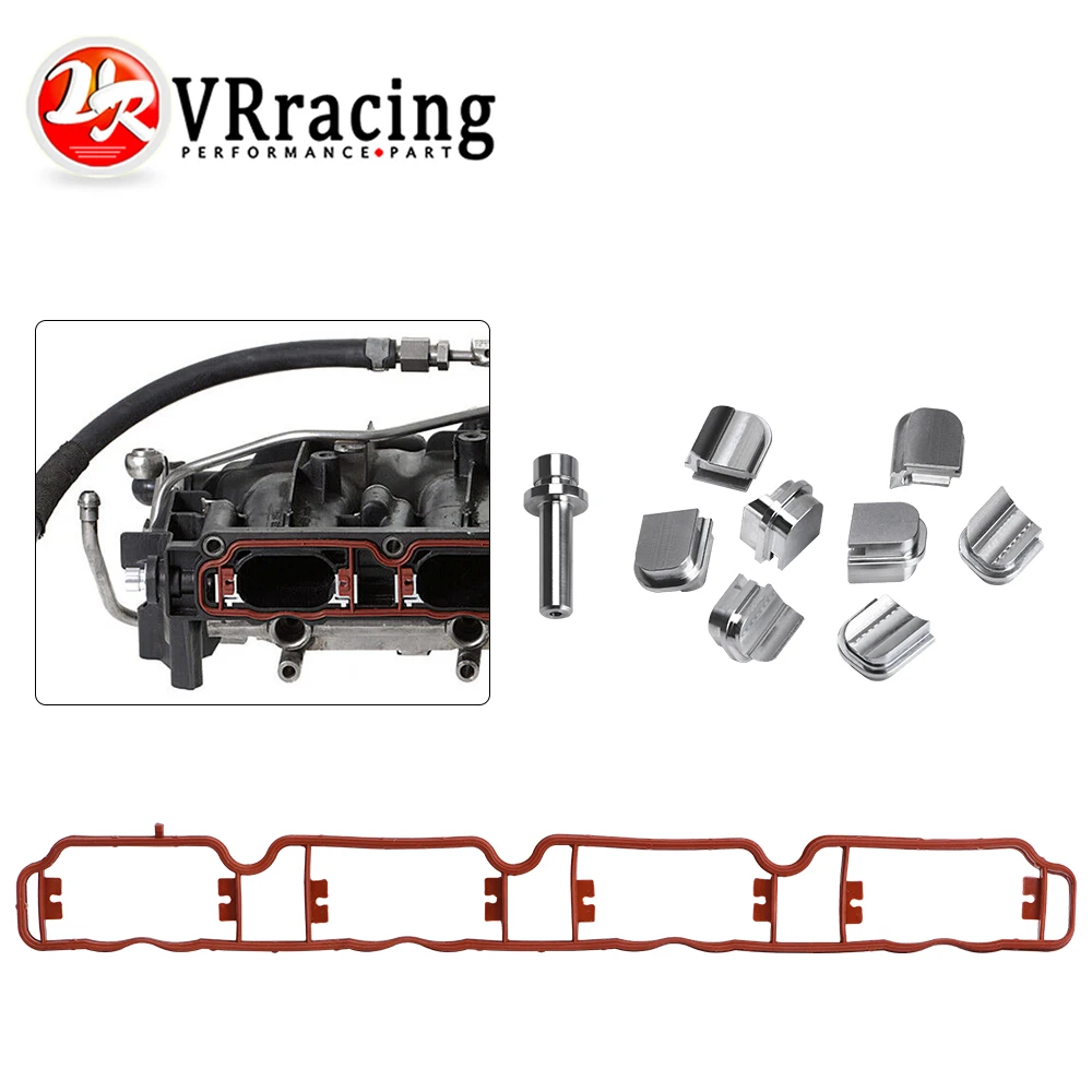 VR High Quality intake manifold Runner Flap Delete Swirl Flap Flaps Gasket for Audi/VW EA113 2.0 TFSI VR-IMK07