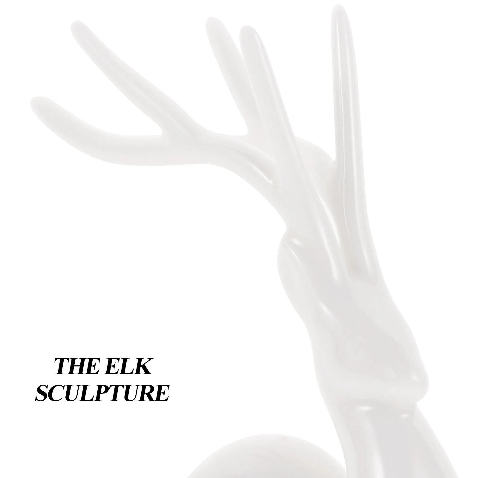 

Fine Workmanship Ceramic Deer Statue Lovely Display for Home Office Desk Christmas Decor Reindeer Christmas Decoration