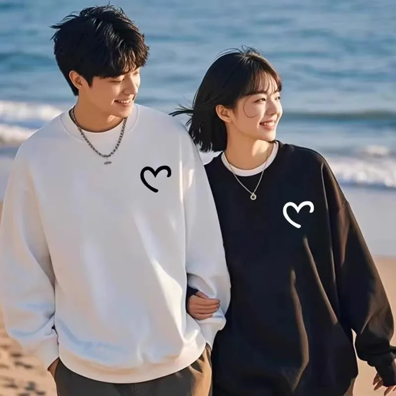 سترة بغطاء للرأس للرجال مقاس كبير باللون الأحمر مستديرة Ne Fce مبطنة بالبروج الصينية سنة 2025 بلوزة دافئة للزوجين عبر العام