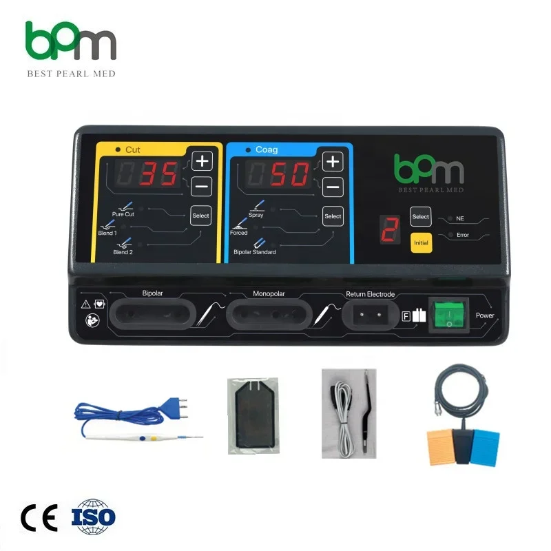 BPM-ES106 High Frequency Electrotome 100W Monopolar Bipolar Diathermy Electrocautery machine