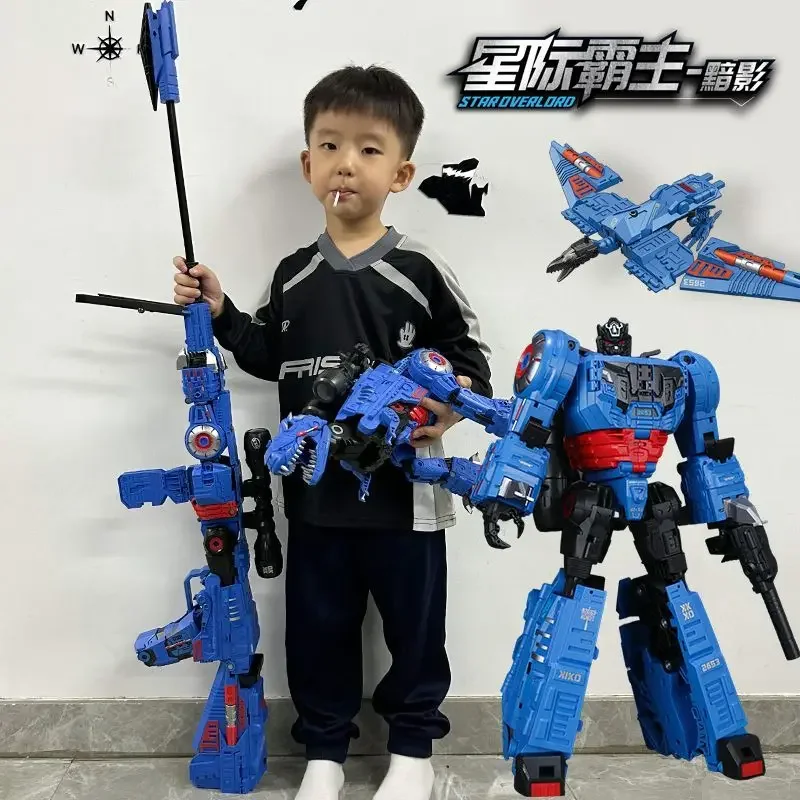 In magazzino Transformation Mbs Staroverloro Dark Shadow Luxury Edition 100cm Sniper Gun Action Figure modello Robot con regali In scatola