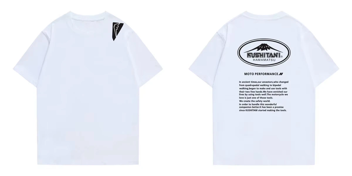 2026 New Mount Fuji Casual Cycling Clothing Kushitani Round Neck Summer Basic Simple Men and Women with Short-sleeved T-shirt - view 3