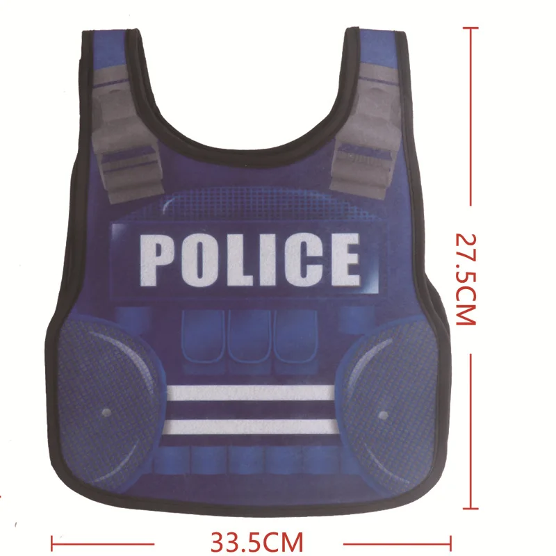 Nouveau jeu de rôle pour enfants ensemble de jouets de Police spécial gilets de Police masques pistolets jouets jouets de jeu de simulation pour enfants cadeaux d'anniversaire
