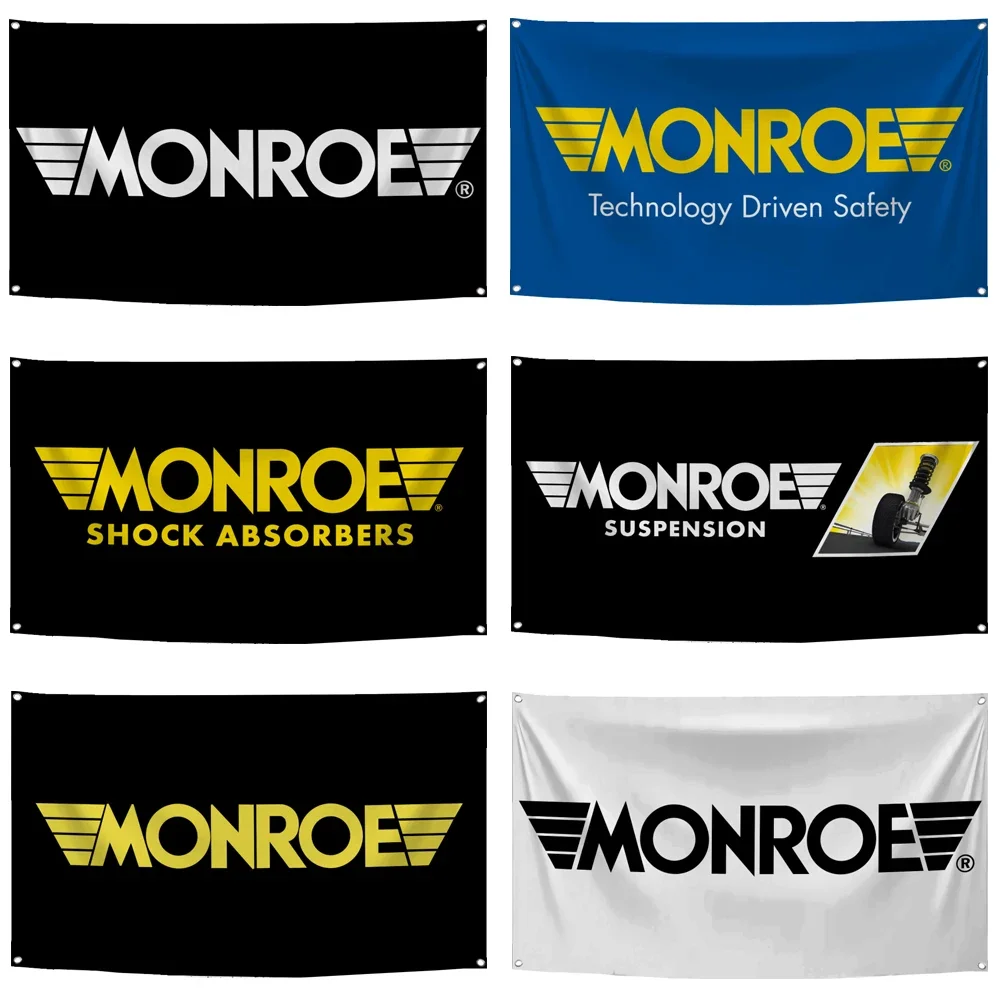 2×3ft 3×5ft Monroes Flag Polyester Digital Printed Racing Car Banner Tapestry Curtain For Decor