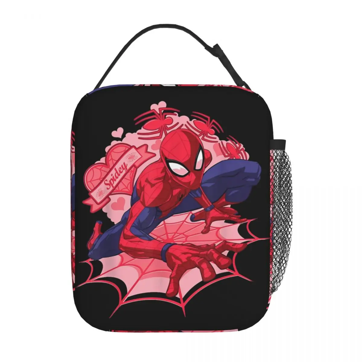 

Lunch Box Funny Spider-Man Hearts Accessories Lunch Food Box Harajuku Cooler Thermal Bento Box For School