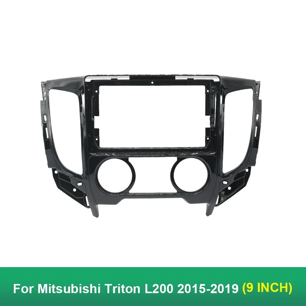 9 Inch Car Frame Fascia Adapter For Mitsubishi Triton L200 2015-2019 Android Radio Audio Dash Fitting Panel Kit