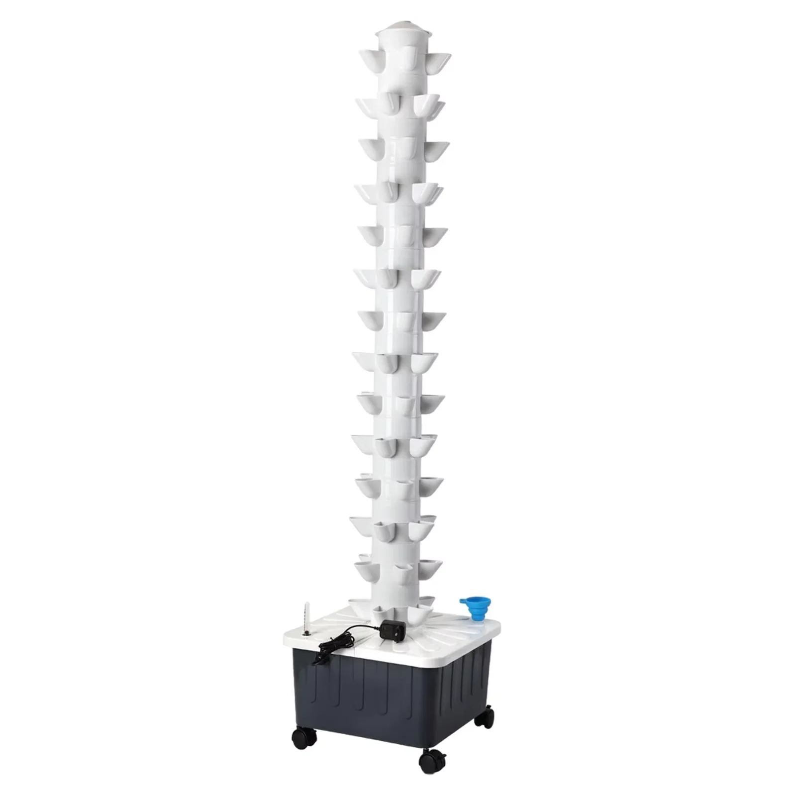 Complete Kit, 50/70 Holes Indoor Vertical Hydroponic Plant Tower,